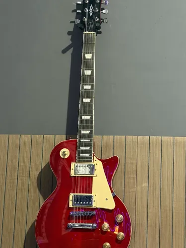 Guitarra Les Paul Strinberg LPS230 Wine Red Captação Humbucker