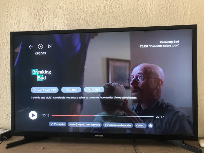 SMART TV SAMSUMG 32 POLEGADAS, SEM AVARIA