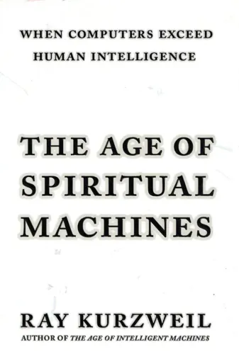 Livro The Age of Spiritual Machine, raridade de colecionador 