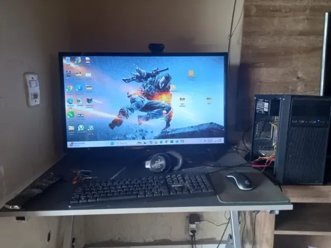 PC Completo + TV 32? - Pronto para Jogos, Trabalho e Estudos