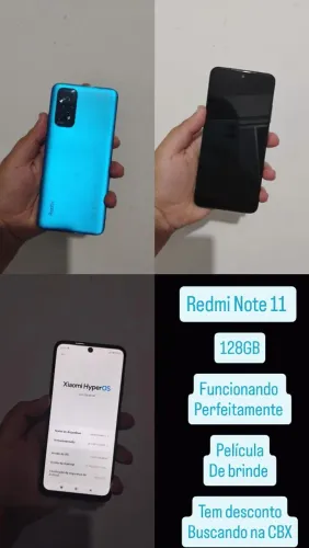 Redmi note 11 128GB tem desconto buscando na CBX
