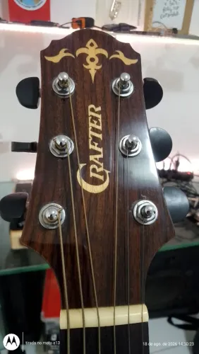 Violão Crafter HD 500 Cordas Novas 011 D'adario 