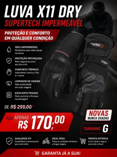 Luva pra Frio e Chuva X11