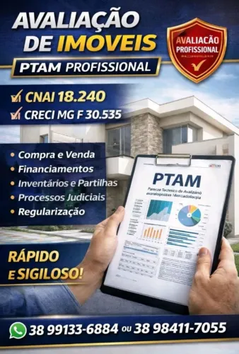 Avaliação de imóveis com emissão de PTAM