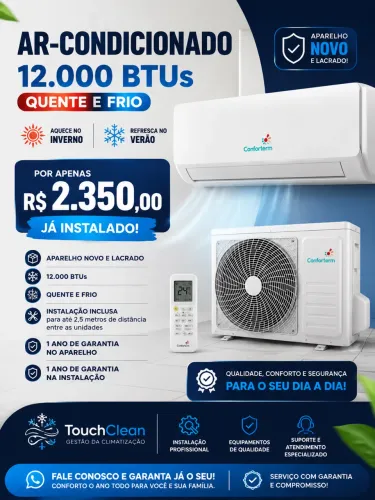 Ar condicionado 12.000 Q/F