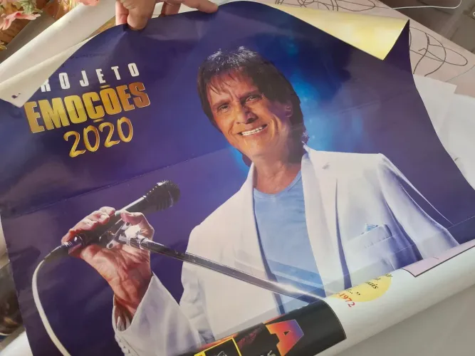 Pôster Roberto Carlos Projeto Emoções em Alto Mar 2020