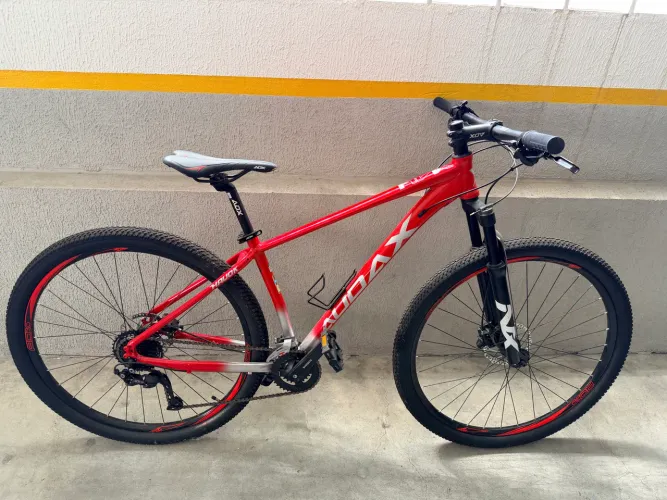 Bicicleta Mtb Audax Havok Nx 2023 Cor Vermelho Tamanho Do Quadro 15