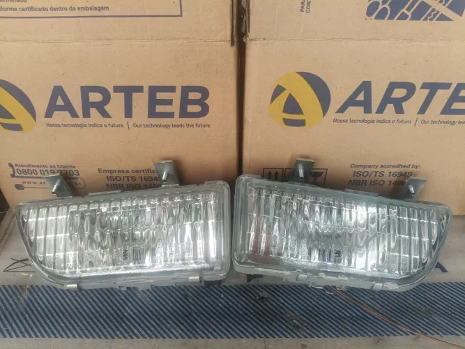 Par faróis de milha neblina arteb gol quadrado Voyage Saveiro Parati GTI GTS GL GLS sport 