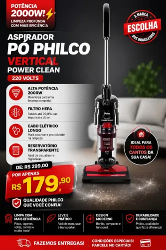 Aspirador de Pó Philco