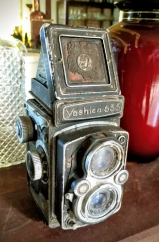 Máquina Fotográfica Vintage/Antiguidade 