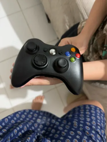 Controle de Xbox 360 preto