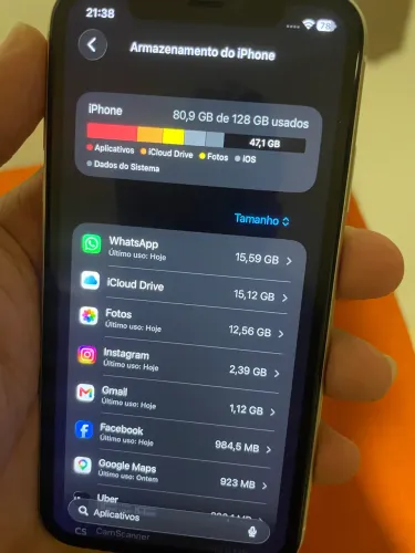 iPhone 11 branco 128GB
