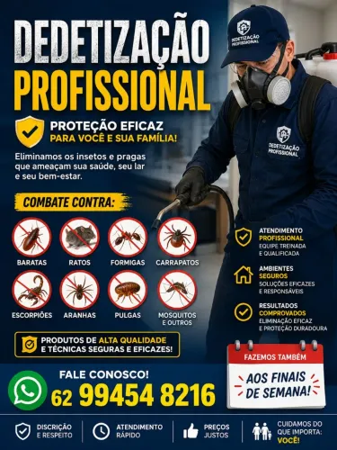 Dedetização profissional 