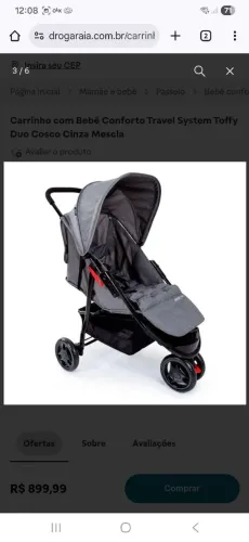 Carrinho com Bebê Conforto