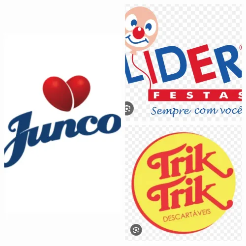 Produtos para casa de embalagens e festas