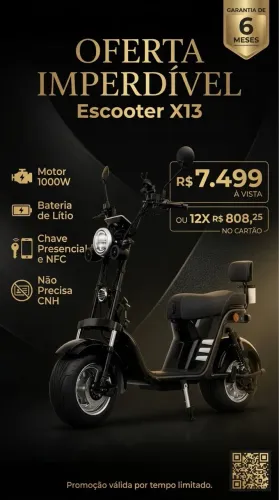 Scooter x13 - OFERTA IMPERDÍVEL