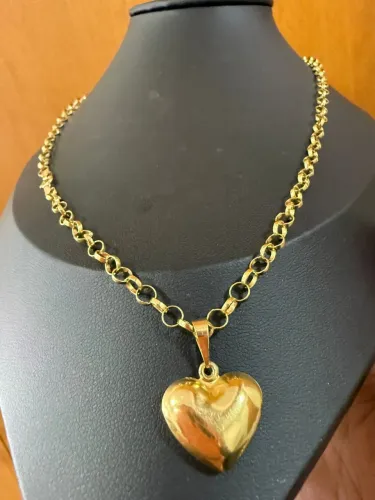 Corrente Elo Português de ouro 7.34g 18k procedência garantia eterna