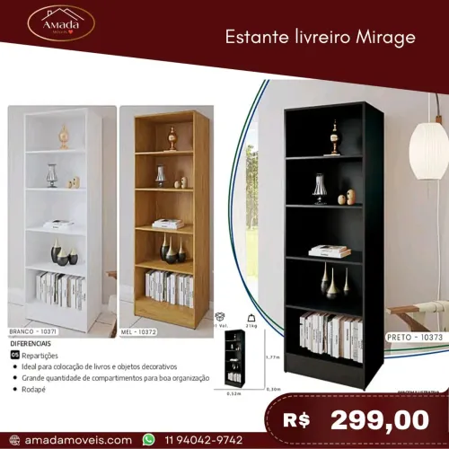 Estante livreiro , à pronta entrega