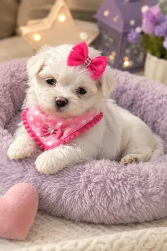 Perfeita maltês fêmea MICRO!! Entregamos hoje