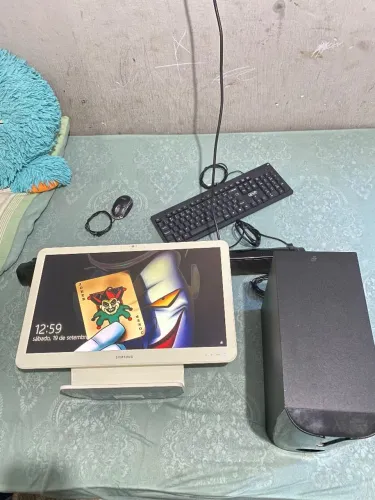 Computador Samsung+sistema de áudio