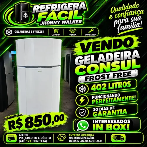 Geladeira Consul Frost Free 402 Litros