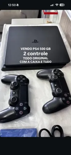 VENDE-SE PS4 500gb NOVO