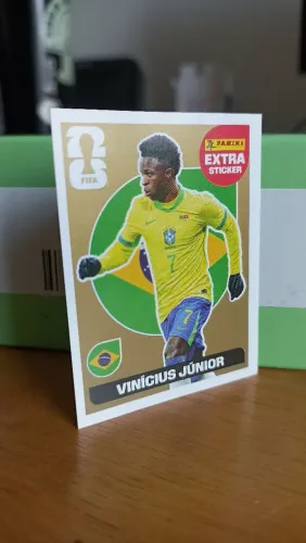 Figurinha Vinícius Júnior Gold Ouro