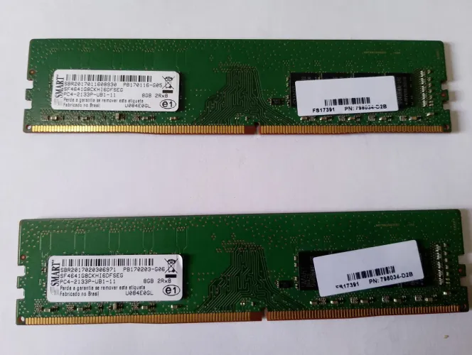 Memória RAM 8GB DDR4 Smart PC4-2133P Desktop