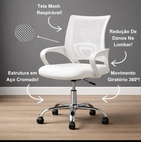 Cadeira De Escritório Ergonômica