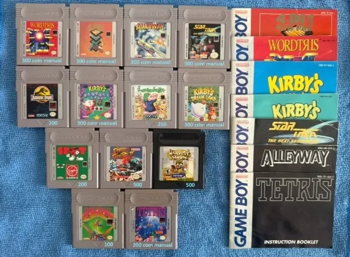 Jogos Gameboy e Gameboy color - wario land, donkey kong, pokemon e outros - originais