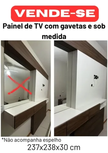 Painel de TV com Gavetas
