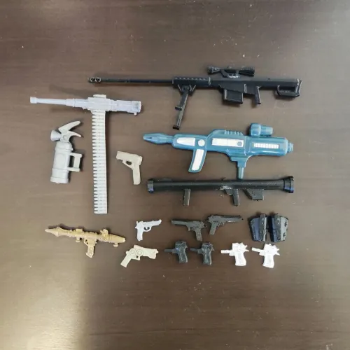 Kit Armas Marvel Legends Gijoe Comandos Acessórios