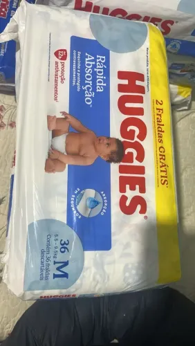fraldas tamanho M