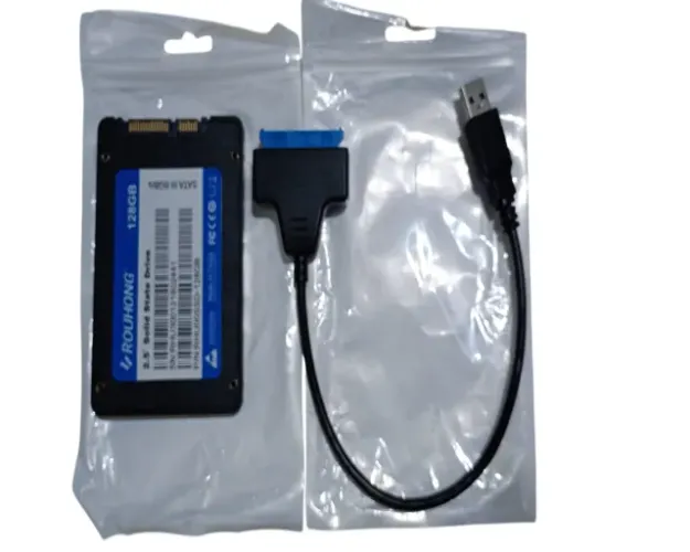 SSD ROUHONG 128G + Cabo USB