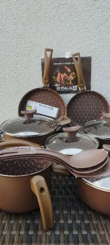 Vendo Jogo De Panelas 10 Peças Antiaderente D'Itália Novas Na Caixa