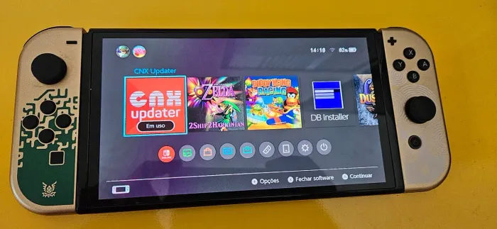 Nintendo Switch Oled Edição especial Zelda thears of the kingdon