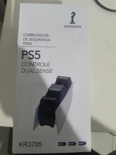 Carregador de segurança para PS5 - Controle Dual Sense - KINGSTER
