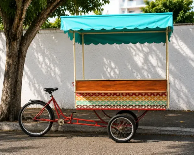Carrinho de Vendas com Bike