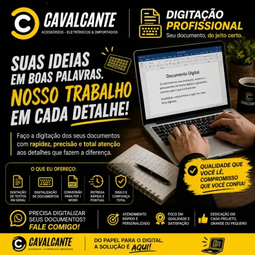PARE DE PERDER TEMPO COM DIGITAÇÃO!