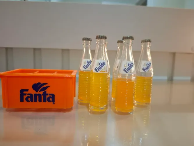 Mini garrafas Fanta Vintage Raridade