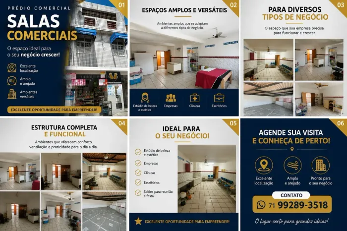 Salas Comerciais Amplas - Exc40394-130elente Localização