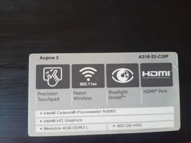 peça de notebook
