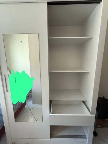 Guarda-roupa 2 portas branco
