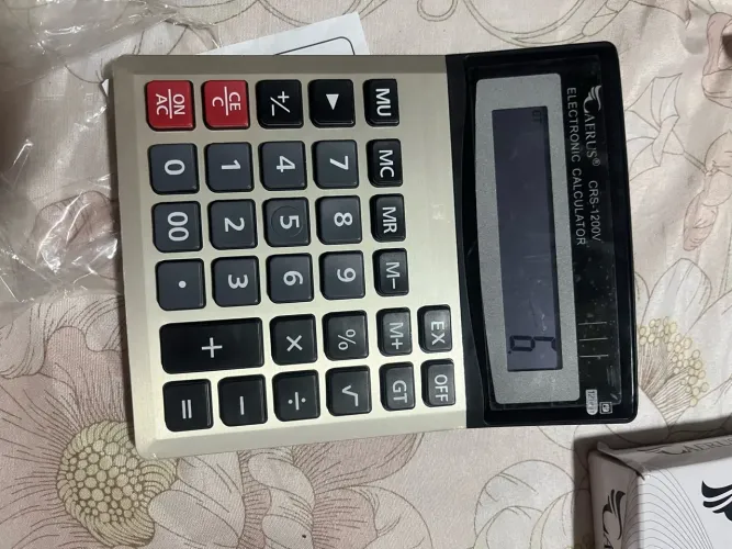 Calculadora Eletrônica de Mesa Caerus CRS-1200V (12 Dígitos)