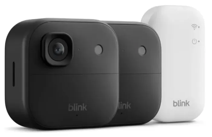 Kit 2 câmeras Blink Outdoor 4 câmera De Segurança Inteligente sem fio com módulo