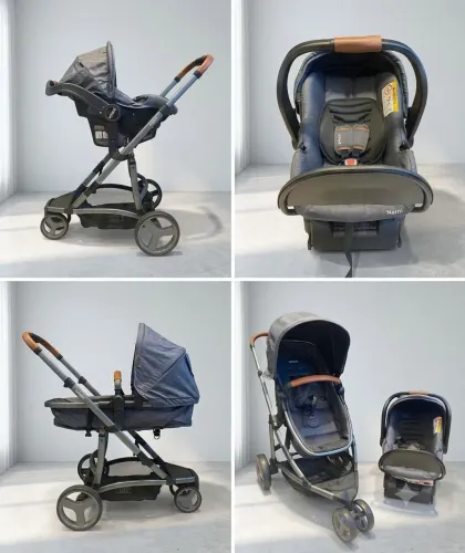 CARRINHO DE BEBÊ E BEBE CONFORTO