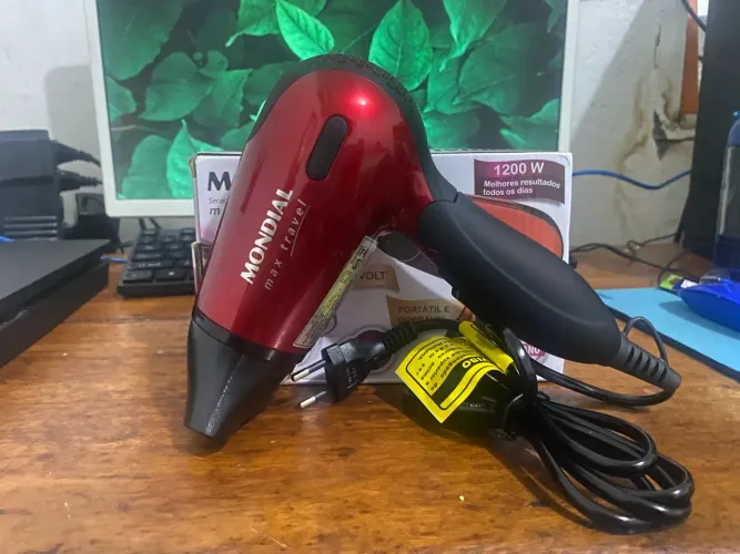 SECADOR MONDIAL MAX TRAVEL 1200W - BIVOLT - NOVO NA CAIXA