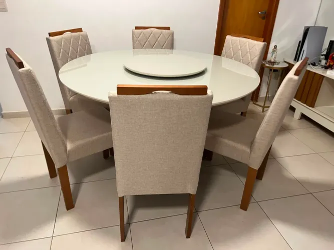 Mesa nova redonda completa