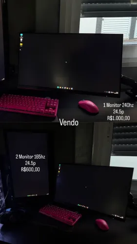 Monitor Gamer AOC 24,5? 240Hz 0,5ms FreeSync Premium - Modelo 25G3ZM