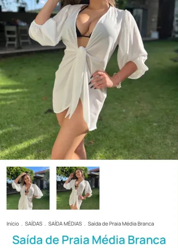 Saída de praia branca 